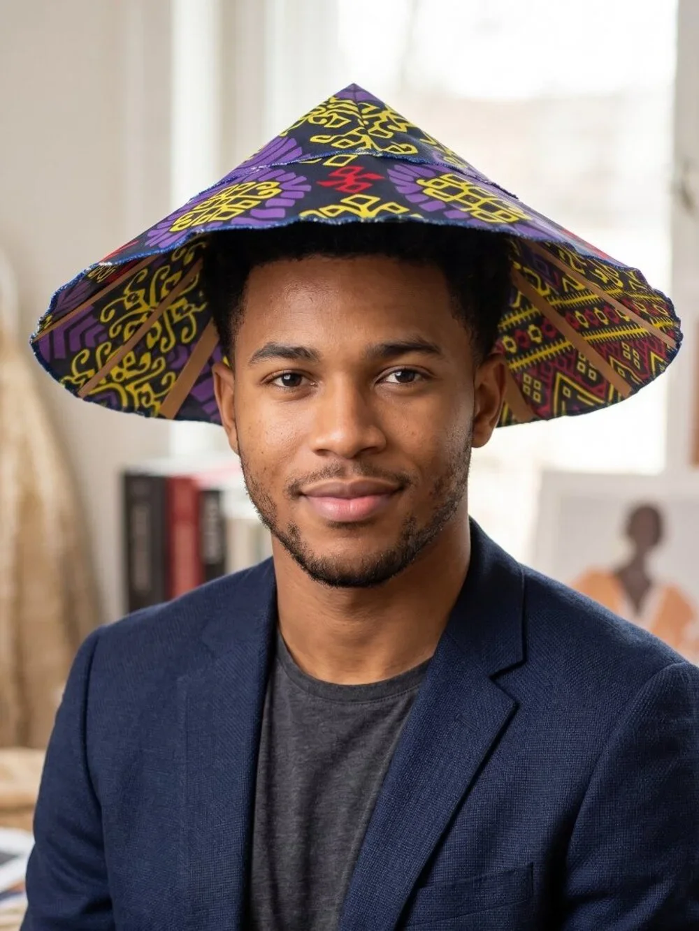 Filipino Summer Folding Fan Hat